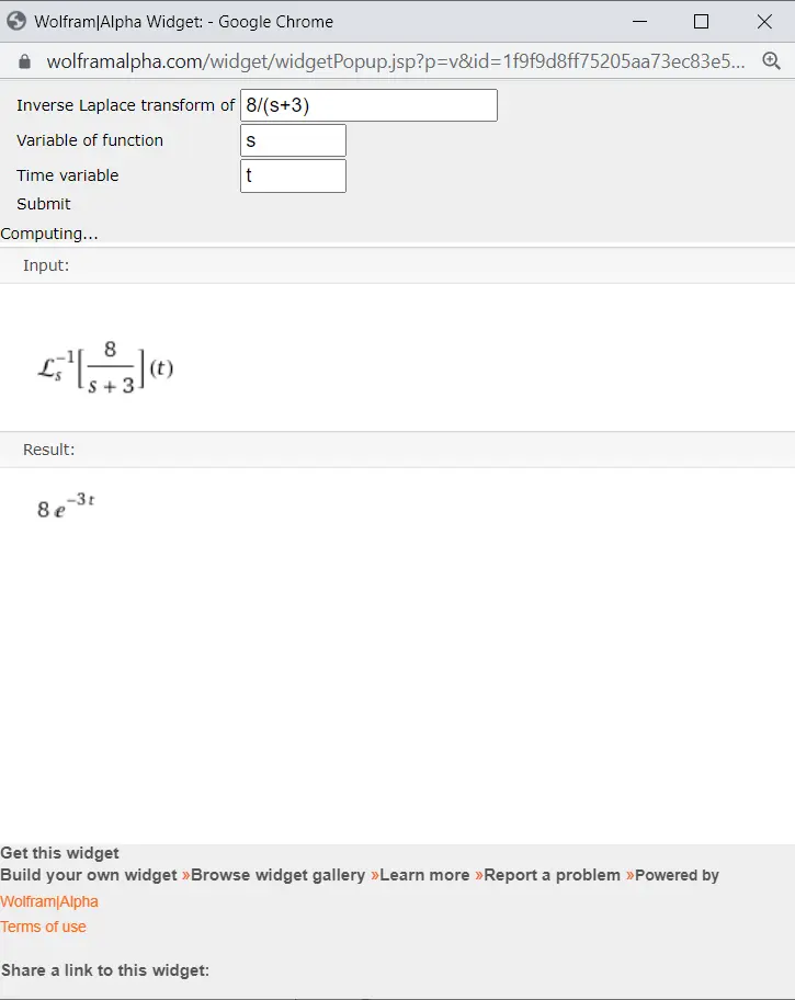 Free step by step inverse laplace transform calculator