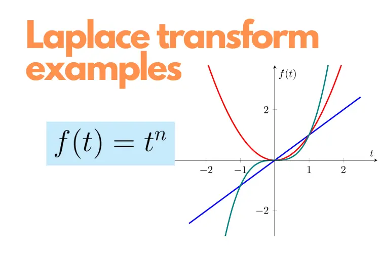 Calculate Laplace transform of the function t^n