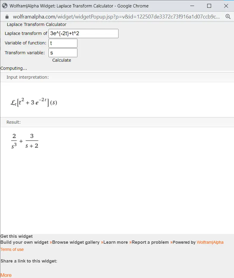 Laplace transform calculator with steps 